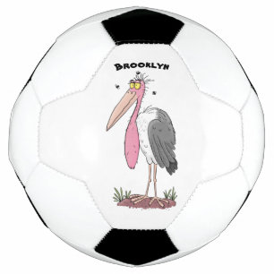 Bola De Futebol Cartoon engraçado marabou