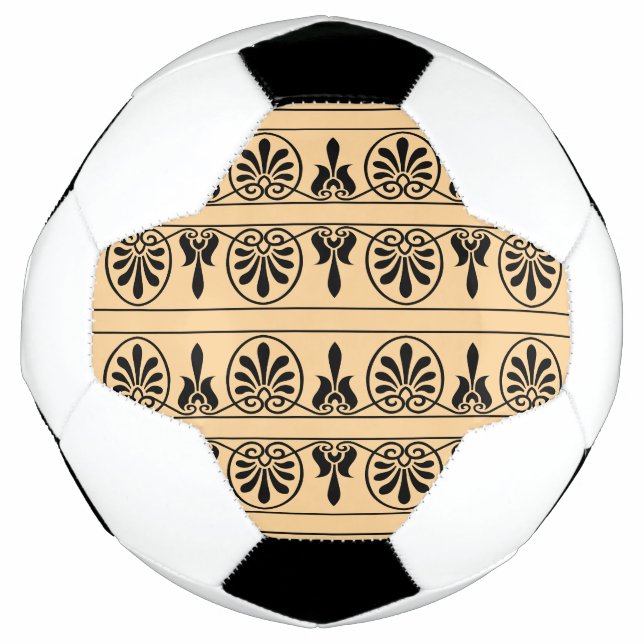 Bola De Futebol Castanho árabe grego mediterrânico (Frente)