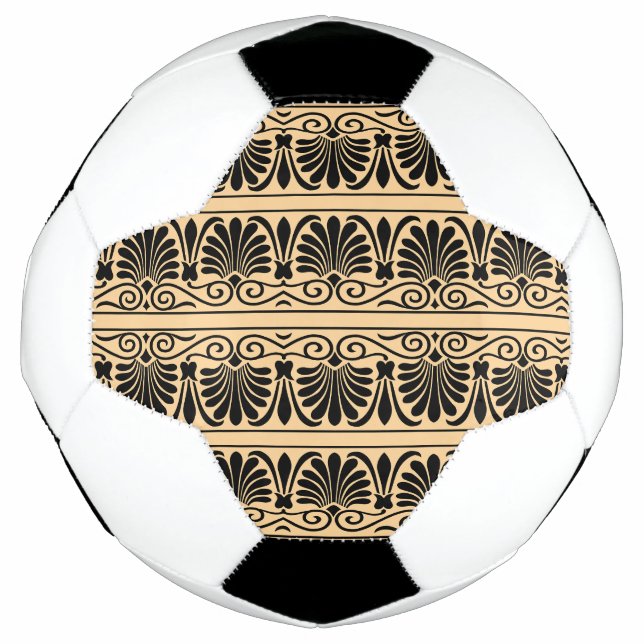 Bola De Futebol Castanho árabe mediterrânico grego (Frente)