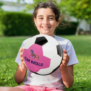 Bola De Futebol Cavalo Arco-íris - o nome da sua equipe