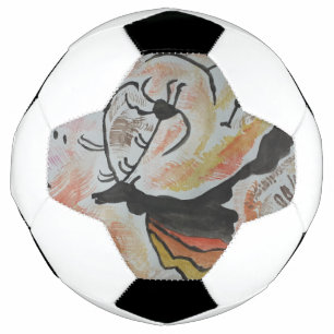 Bola De Futebol Cave Art Abstrato