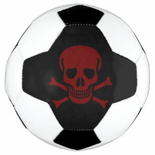 Bola De Futebol Caveira e Ossos