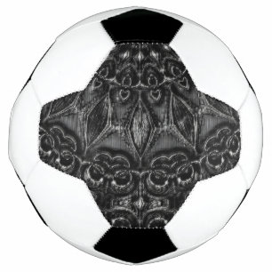 Bola De Futebol Charcarvão Mandala