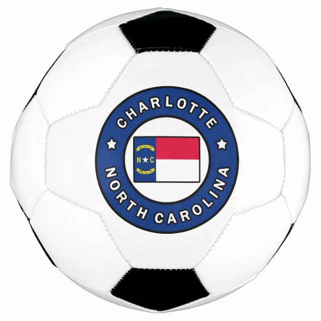 Bola De Futebol Charlotte North Carolina (Frente)