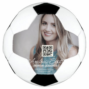 Bola De Futebol Chefe de negócios feminina adicionar foto nome cód