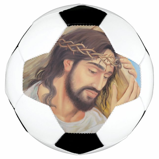 Bola De Futebol Christian Faith Jesus Cristo (Frente)