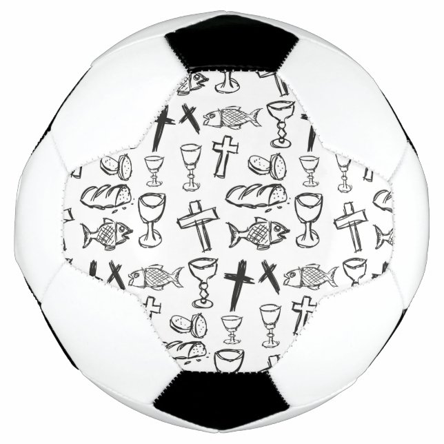 Bola De Futebol Christian Pattern (Frente)