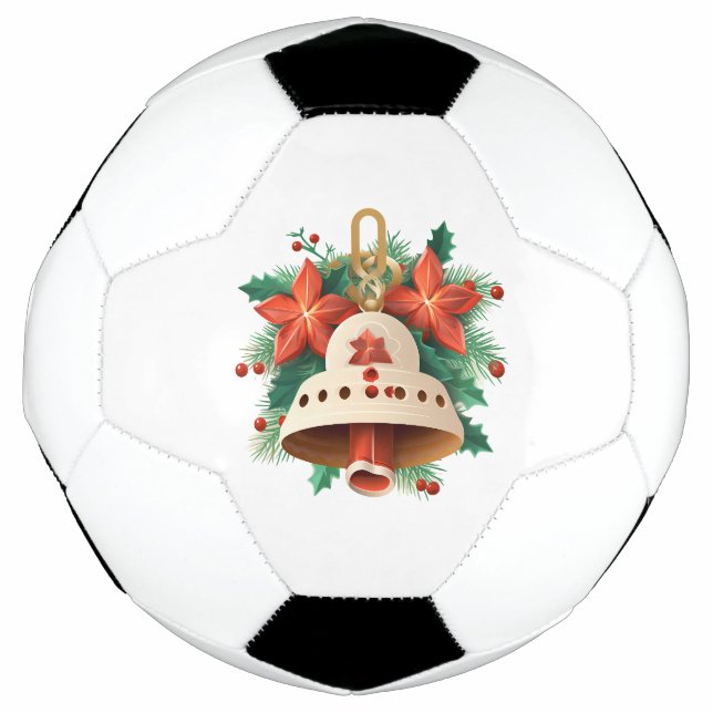 Bola De Futebol Christmas Bell (Frente)