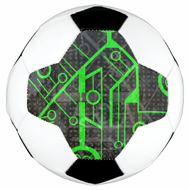 Bola De Futebol Circuito Verde (Frente)