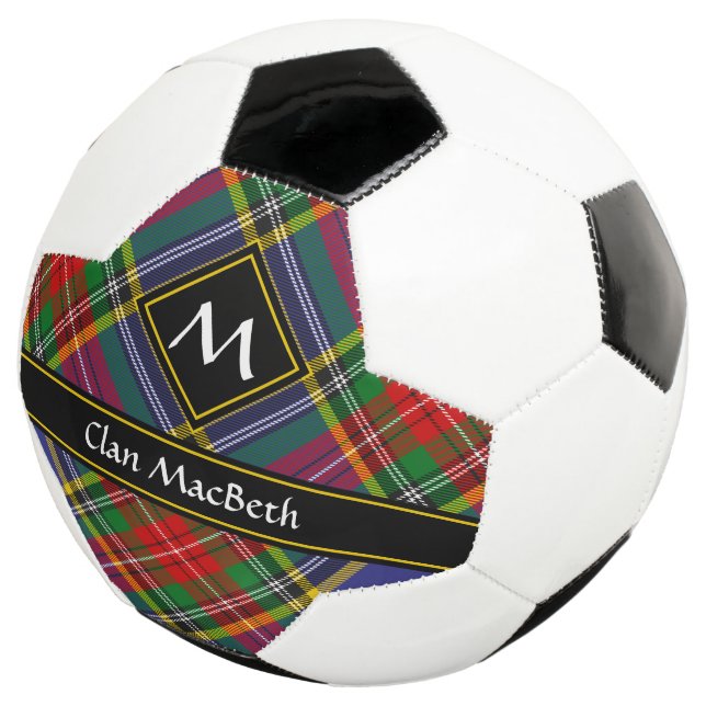 Bola De Futebol Clan MacBeth Tartan Soccer Ball (Três quartos)