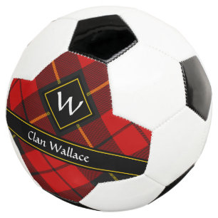 Bola De Futebol Clan Wallace Tartan Soccer Ball