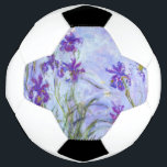 Bola De Futebol Claude Monet - Lilac Irises / Iris Mauves<br><div class="desc">Lilac Irises / Iris Mauves - Claude Monet,  1914-1917</div>