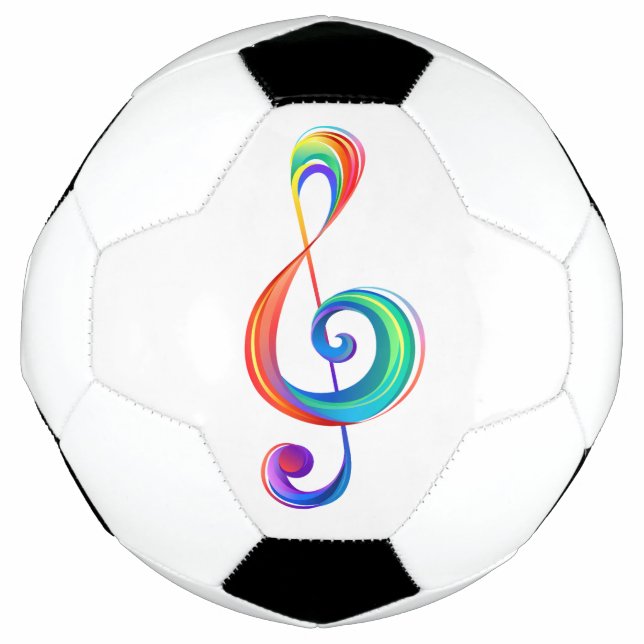 Bola De Futebol Clef (trecho de arco-íris) (Frente)