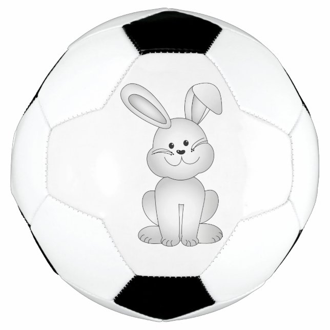 Bola De Futebol Cliente de coelho branco (Frente)