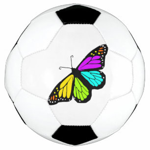 Bola De Futebol Clipe de borboleta colorida