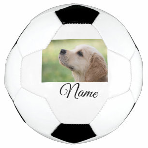 Bola De Futebol Cobertor personalizado com foto de animal colorido
