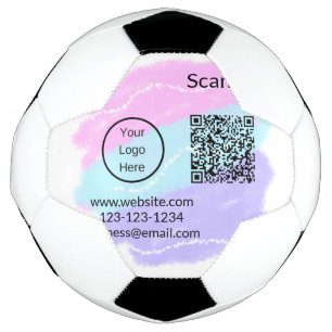 Bola De Futebol Código QR minimalista simples adicionar logotipo n