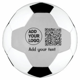 Bola De Futebol Código QR minimalista simples adicionar logotipo n