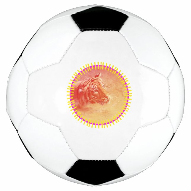 Bola De Futebol Colorida Tiger (Frente)