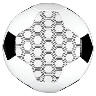 Bola de Futebol com Padrão Hexagonal