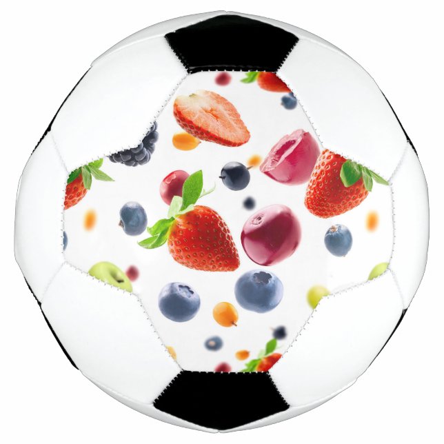 Bola De Futebol Combinação de Frutas (Frente)