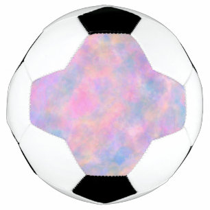 Bola De Futebol Combinação Incrível de Cores Pastel 