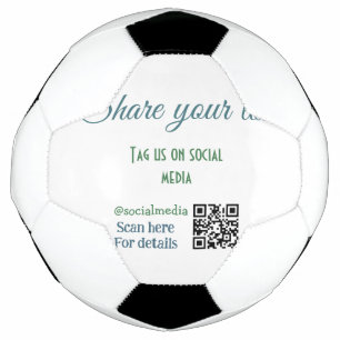 Bola De Futebol Compartilhe sua etiqueta de amor snap mídia social