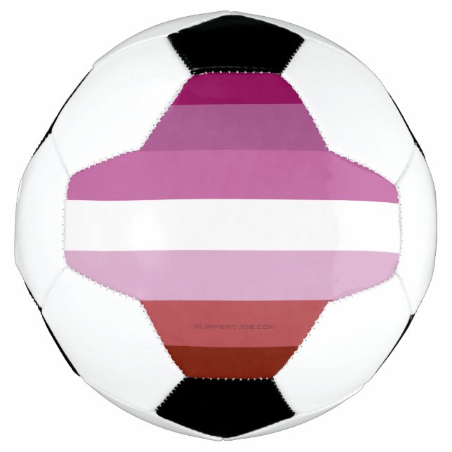 Bola De Futebol Comunidade feminina do orgulho lésbico de Slippery (Frente)