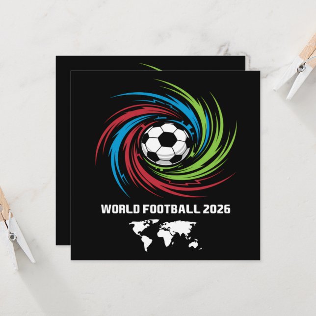 Bola de Futebol Copa do Mundo 2026 (Frente/Verso In Situ)