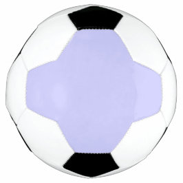 Bola De Futebol Cor Sólida do Pastel Periwinkle | Clássico | Elega