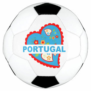 Bola De Futebol Coração português alegre