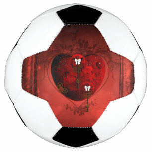 Bola De Futebol Coração Steampunk