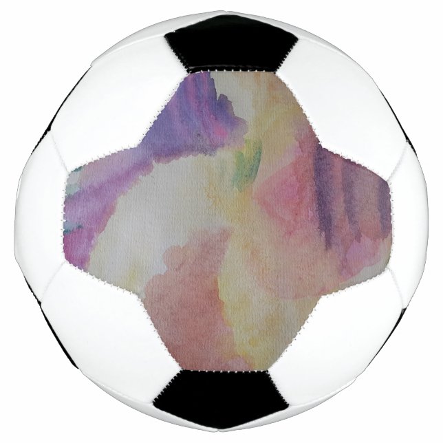 Bola De Futebol Coral Reef Abstrato Art (Frente)