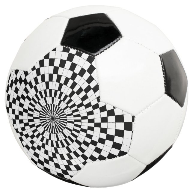 Bola De Futebol Counter Spirals por Kenneth Yoncich (Três quartos)