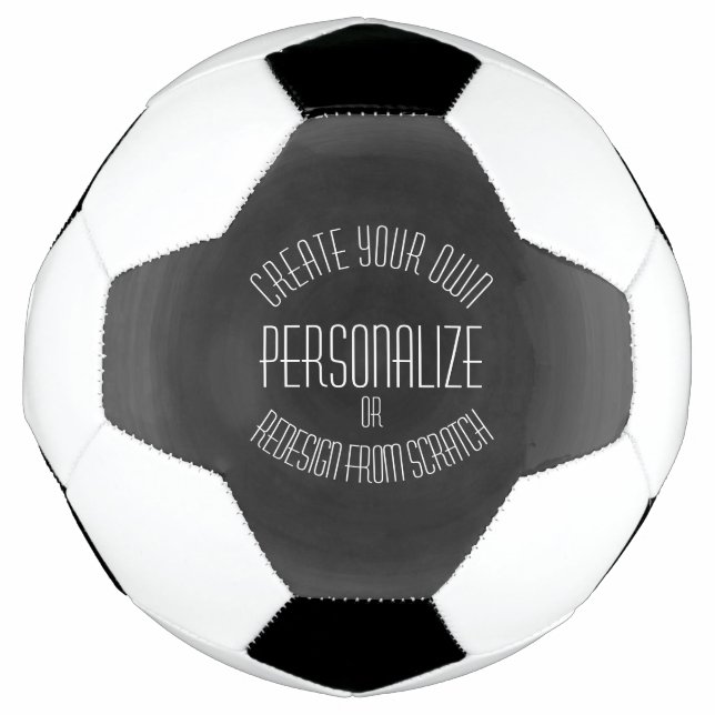 Bola De Futebol Create Your Own - Custom Design (Frente)