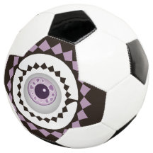 Bola de Futebol Creepy Pastel Goth Olho Na Bola