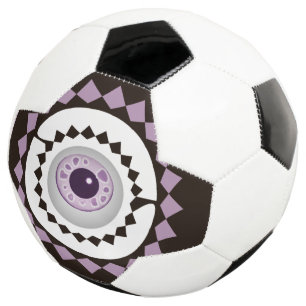 Bola de Futebol Creepy Pastel Goth Olho Na Bola