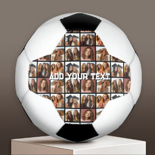Bola De Futebol Criar uma Colagem de Fotos Personalizada - 6 Fotos