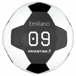 Bola De Futebol Custom Minimalist Argentinian National Athlete 