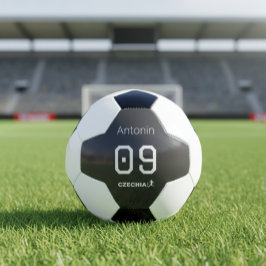 Bola De Futebol Custom Minimalist Czech National Athlete 