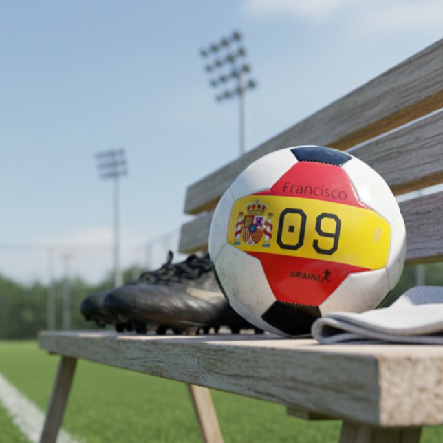 Bola De Futebol Custom Spain National Soccer Graphic Athlete  (Criador carregado)