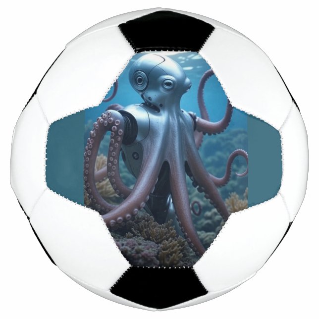Bola de futebol Cyber Octopus (Frente)
