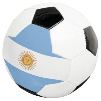 bola de futebol da Argentina Flag