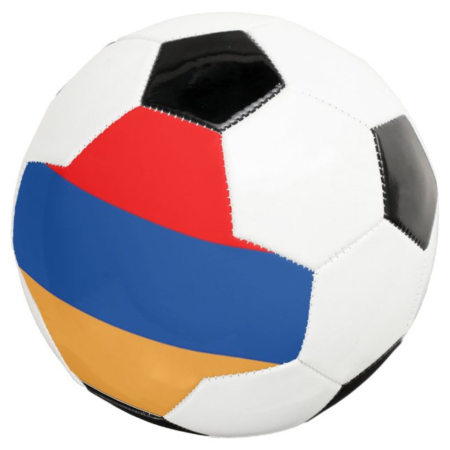 bola de futebol da bandeira armênia (Três quartos)