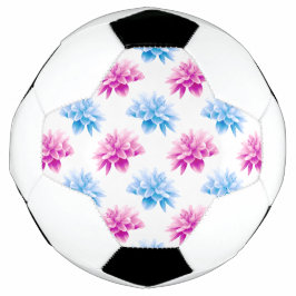 Bola De Futebol Dahlia Rosa, Blue Dahla, Floral, Flores