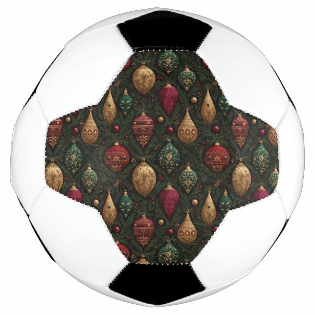 Bola De Futebol Damascado Festivo (Frente)