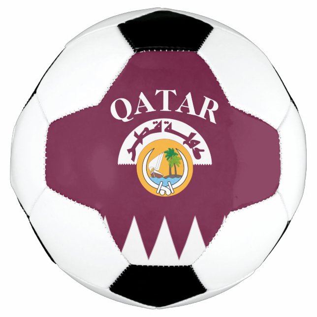 bola de futebol de armas do qatar (Frente)