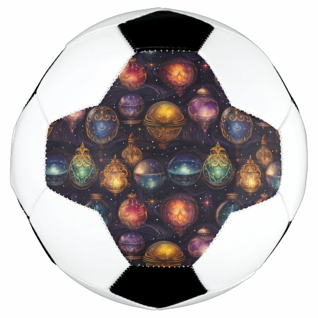 Bola de Futebol de Baubles de Natal (Frente)