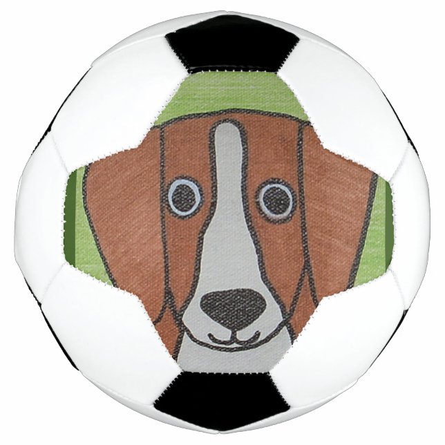 Bola de Futebol de Beagle (Frente)