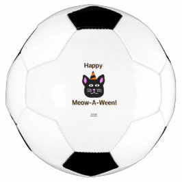 Bola De Futebol De Gato Negro